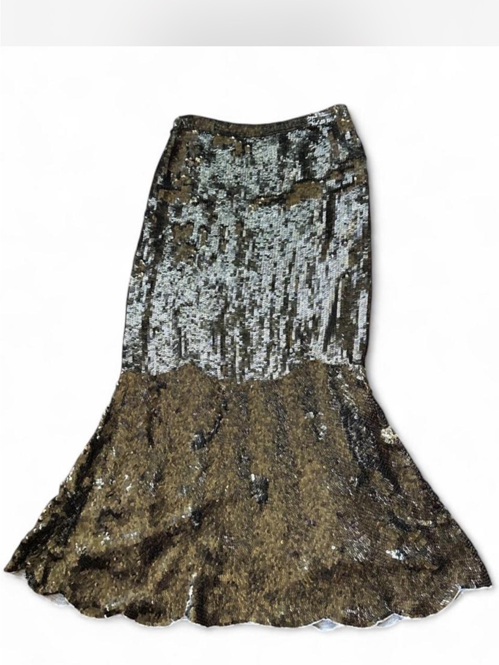 Sequined Mermaid Maxi Skirt